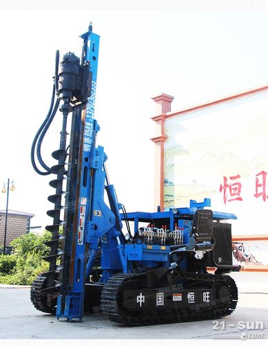 光伏打桩机工程建筑打桩 履带螺旋打桩机支架护坡桩打桩机