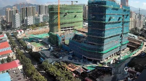 青岛八医东院区项目再传新进展,门诊病房综合楼主体结构封顶